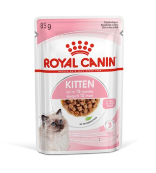 Royal Canin - Wet Kitten Gravy Cat Food - Shaking Tails