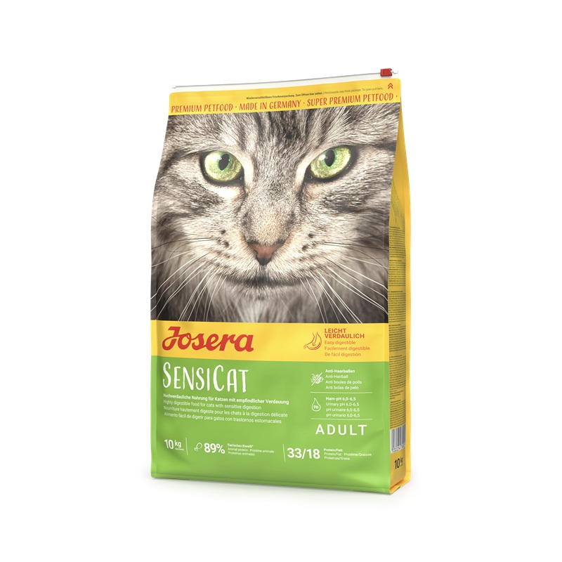 4032254749219_Katze_Josera_SensiCat_10kg_sideview_right Josera SensiCat Dry Cat Food – Highly Digestible Formula for Sensitive Cats