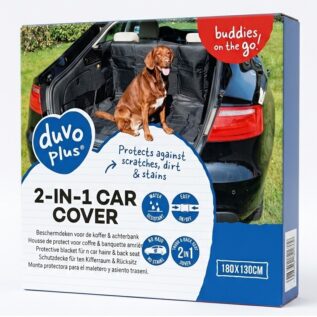 Duvo 2-in-1 Car Trunk & Back Seat Cover (180 x 130cm)