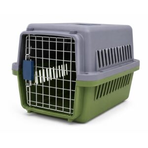 Secure Pet Carrier with Metal Door