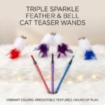 Premium Metallic Cat Teaser Wand – Interactive Play Toy
