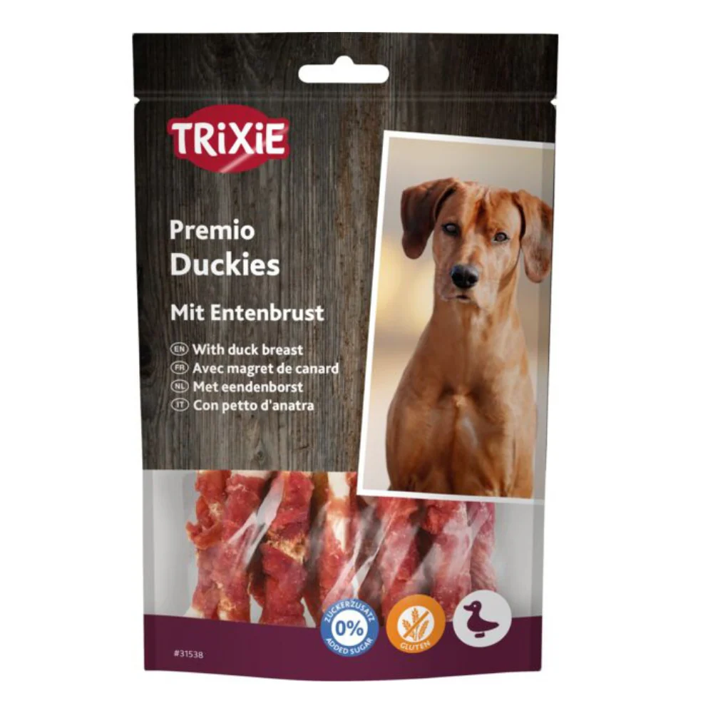 16007321_31 Trixie PREMIO Duckies Dog Treats – Duck Breast (100g)