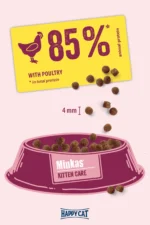 Happy Cat - Minkas Kitten Care Poultry Dry Cat Food - Image 5