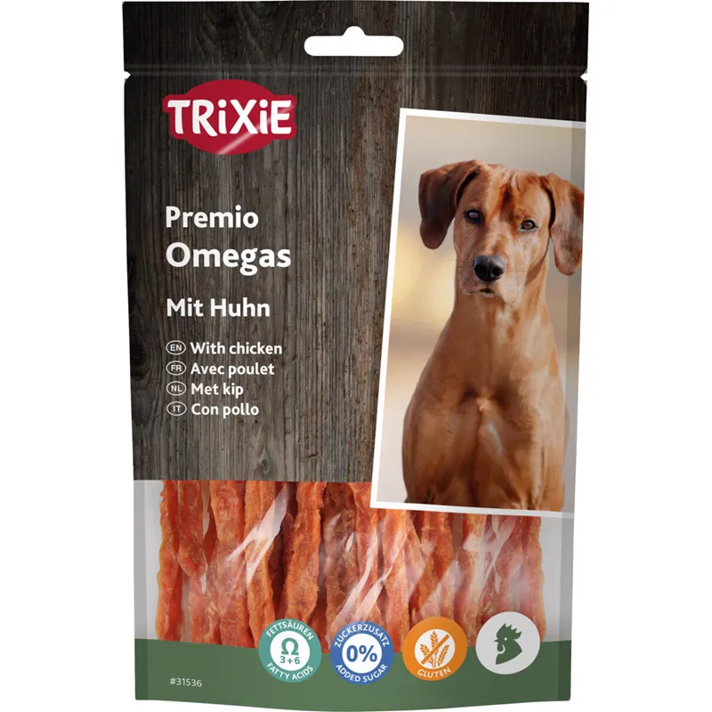 PHO_PAC_CLIP_31536-6_#SALL_#AWK_#V1 Trixie PREMIO Omega Stripes Dog Treats – Chicken