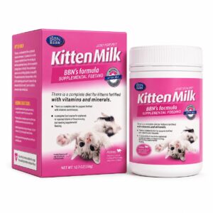 BBN Just For Pet Kitten Milk Formula – 350g Supplemental Feeding Powder