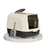 Enclosed Cat Litter Box with Front Door & Top Exit Hatch - Image 3