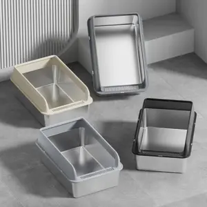 Stainless steel litter box