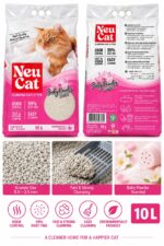NeuCat Baby Powder Scented Natural Bentonite Clumping