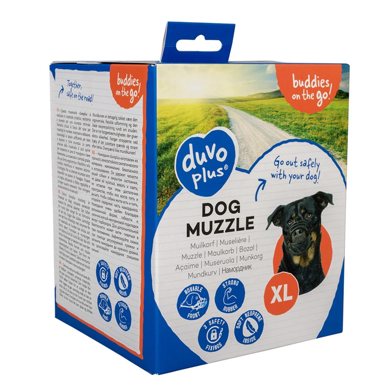 Duvo+ Soft Rubber Dog Muzzle